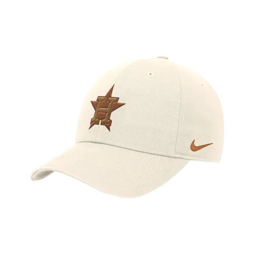 Nike Хлопковые кепки Мужские Бежевые