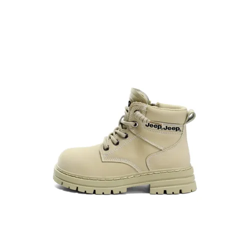 JEEP Устойчивые к истиранию низкие детские ботинки бежевого цвета для малышей