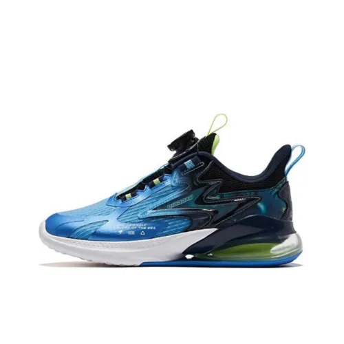 QIAODAN Амортизация и Дышащие Детские Беговые Кроссовки Синие Подростки