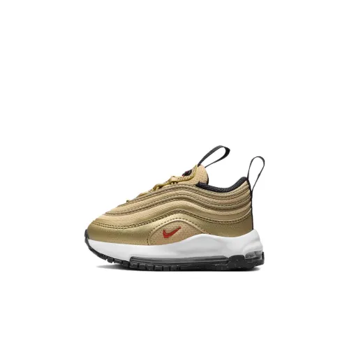 Nike Air Max 97 Устойчивая к истиранию Низкая Обувь для малышей Коричневый Новорожденный и Малыш