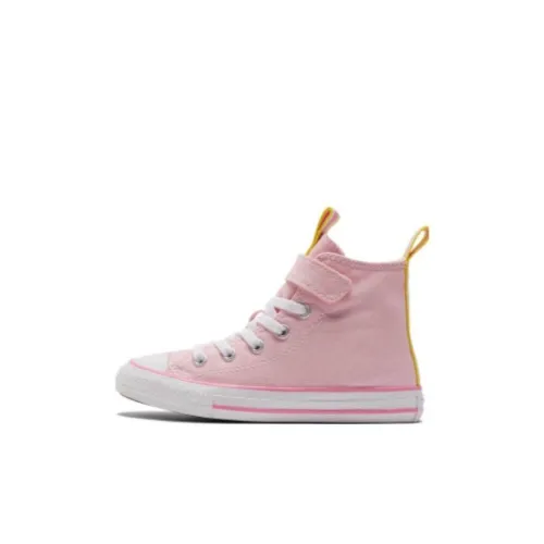 Конверс All Star 1V High Топ KIDS Кеды Розово-белый Желтый Дети Возраст 3-7 лет