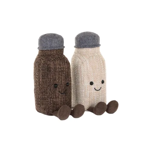 JELLYCAT Интересная Еда САЛТ И Miller Черный Перец Куклы Плюшевая Кукла 18 см Рекомендуемый Рост В Сидячей Позе
