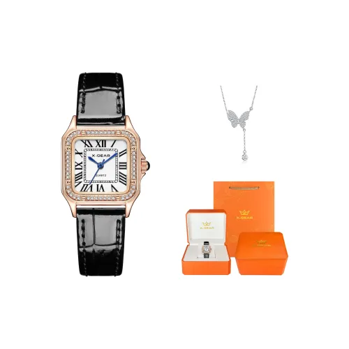 X Gear Кварцевый Movement Женские Часы 27мм*27мм*8мм Белый