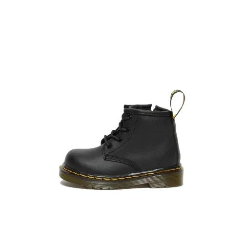 Dr.Martens 1460 противоскользящие высокие туфли для малышей черные для младенцев и малышей