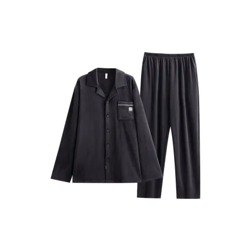 UAVAE Пижамный комплект Мужской Темно-серый