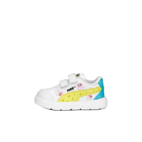 SPONGEBOB SQUAREPANTS X PUMA Infusion Низкие Топ Обувь для малышей Белый Infant и Toddler