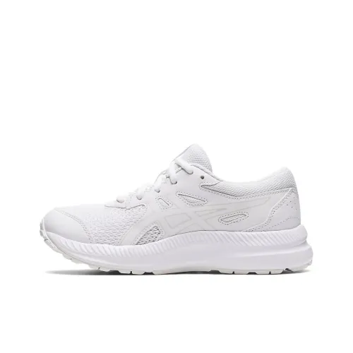 Asics Гель Contend 8 Low Топ Детская Беговая Обувь Белая