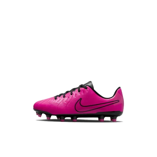 Nike Tiempo Legend 10 Slip-Resistant Низкие Детские Футбольные Бутсы Фиолетовые Детские