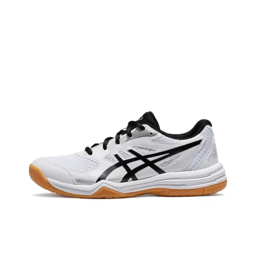 Asics Гель UPCOURT 5 Детские Беговые Кроссовки Низкий Верх Белый Унисекс