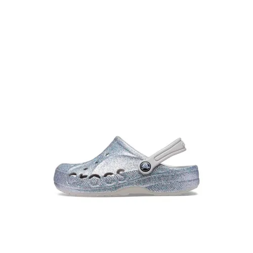 Crocs Дышащие и Легкие Детские Сандалии Серебряные для Малышей