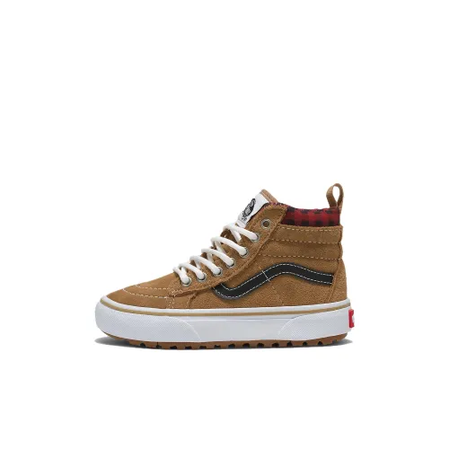 VANS SK8 High Топ Детские Скейтбординги Коричневый Пре-Школа