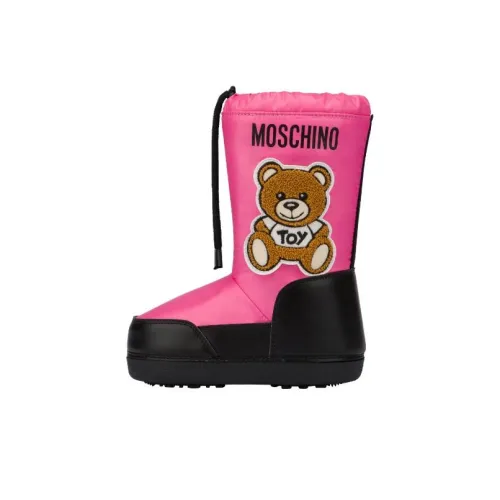 MOSCHINO Детские ботинки Ярко-розовые Малыш