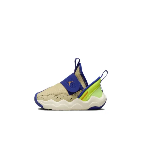 Jordan 23 7 SE TD Амортизация Поддержка Низкий Верх Обувь для малышей Коричневый Синий Зеленый Младенец и Малыш