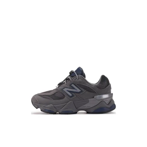 New Balance NB 9060 Детские беговые кроссовки Низкий верх Темно-серый Kids