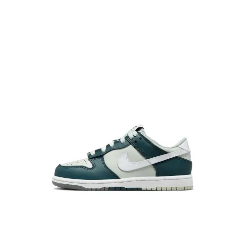 Nike Dunk Детские Скейтбординги Низкие Топы Зеленые Для Детей дошкольного возраста