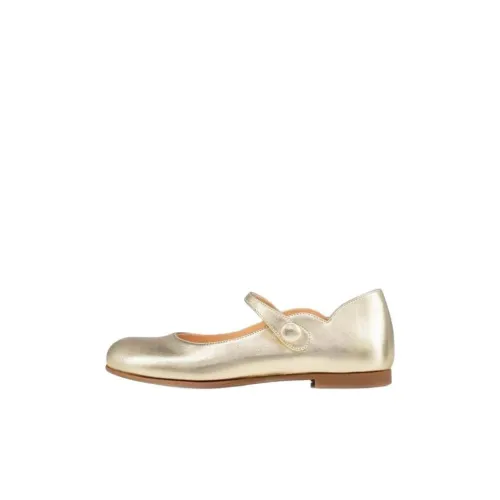 CL Low Топ Детская кожаная обувь Золотой Children Возраст 3-7 лет