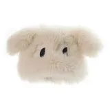 Плюшевая шляпа цвета экрю