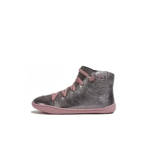 CAMPER Устойчивый к истиранию Высокий Топ Детские Скейтбординги Серебряный Детский