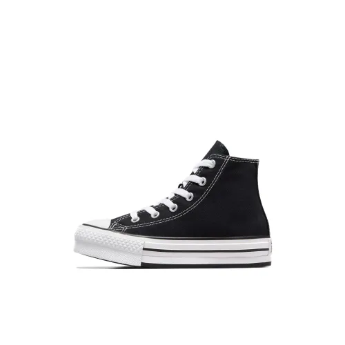 Converse Chuck Taylor All Star Lift Платформа High Топ Kids Кеды Черный Children Возраст 3-7 лет