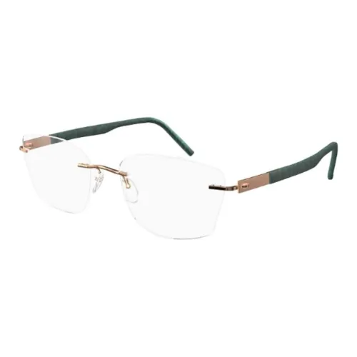 SILHOUETTE Титан SPX Материал Нерегулярная форма Оправы для очков Мужской Зеленый