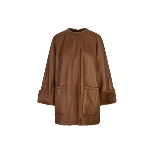 MaxMara Коричневое Женское Пальто