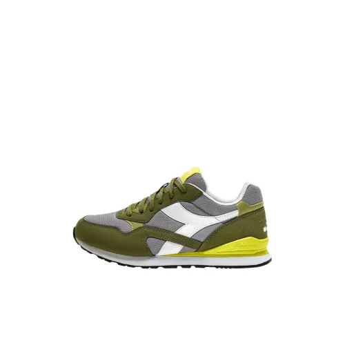 Diadora N.92 Амортизация Низкий Топ KIDS Лайфстайл Обувь Оливково-зеленый Детский