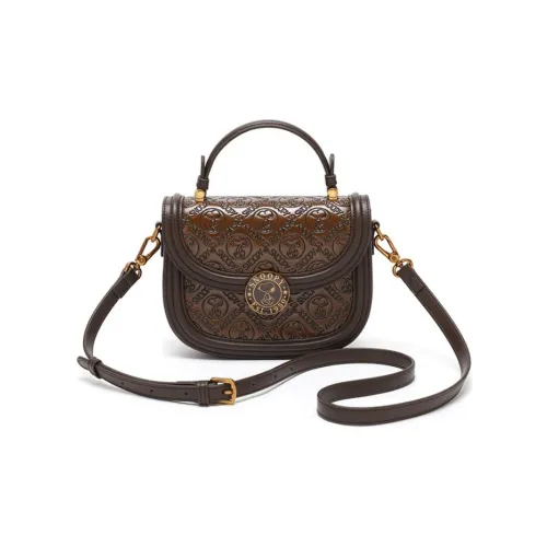 SNOOPY ПУ (полиуретан) Сумка Сумка через плечо Маленькая Женская Кофейная