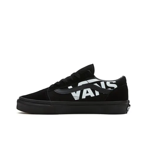 Vans Old Skool Collection Детские Скейтбординги Низкий Топ Черный Школьный возраст