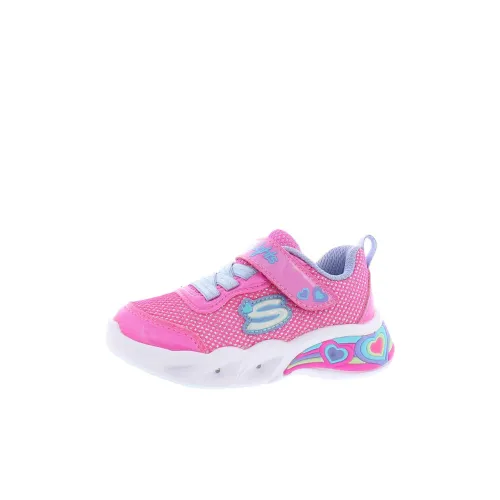 Skechers S Lights Sweetheart Lights Мелкие блестки SPELLS Kids Lifestyle Shoes Фиолетовый Детский