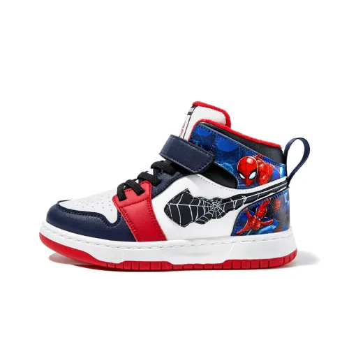 MARVEL X Disney Marvel Series Амортизация Износостойкий Низкий Топ Детские Скейтбордические Кроссовки Синий Красный Подростки