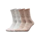 Белый+Розовый Профессиональные Баскетбольные Носки Battle Elite [2-Пачка]