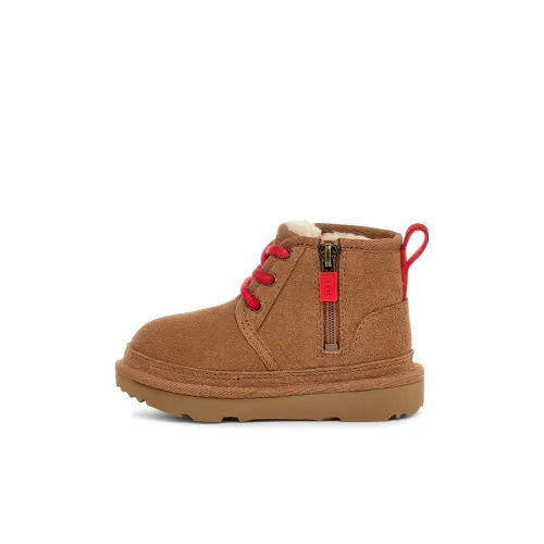 UGG Устойчивые к истиранию ботинки на щиколотку (размер по длине) для детей коричневые детские