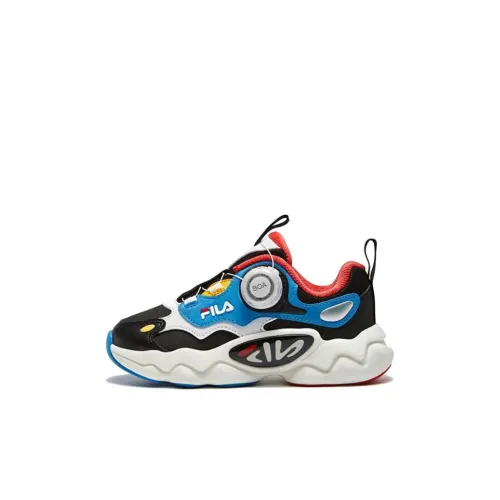 FILA KIDS Беговые кроссовки Низкий Топ Черный/FILA Белый Дошкольный
