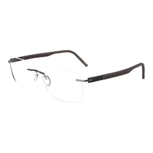 SILHOUETTE Титан материал SPX нерегулярная форма оправы для очков мужской черный