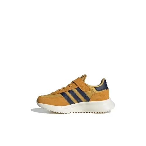Adidas Originals Retropy F2 Slip-resistant Abrasion-resistant Low Top Детская беговая обувь Коричневый Детский