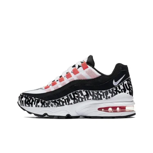 Nike Air Max 95 Low Топ KIDS Lifestyle Shoes Белый Подростки