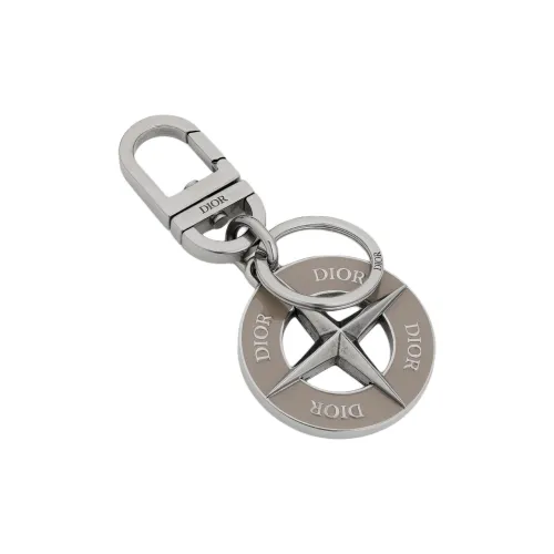 DIOR Эмаль Брелоки Мужской Серый