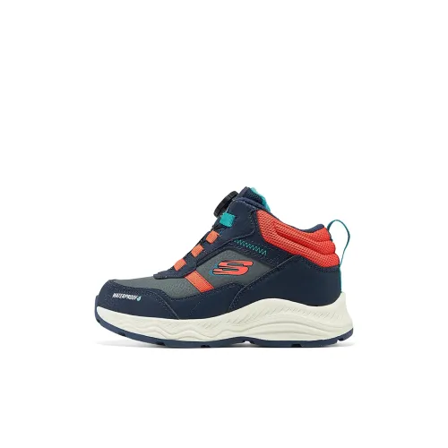 Skechers Kids Беговые кроссовки MID Топ Морской синий/Многоцветный Kids