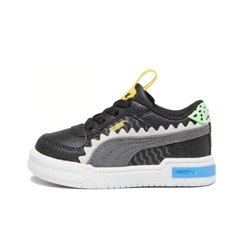 PUMA Ca Pro Амортизация Низкий Топ Детские Скейтбординги Черный Серый Подростки