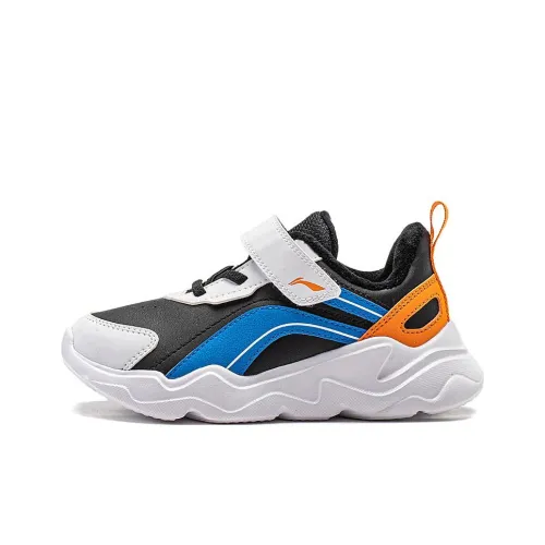 LINING YOUNG Низкий Топ KIDS Lifestyle Shoes Черный Белый Синий Подростки