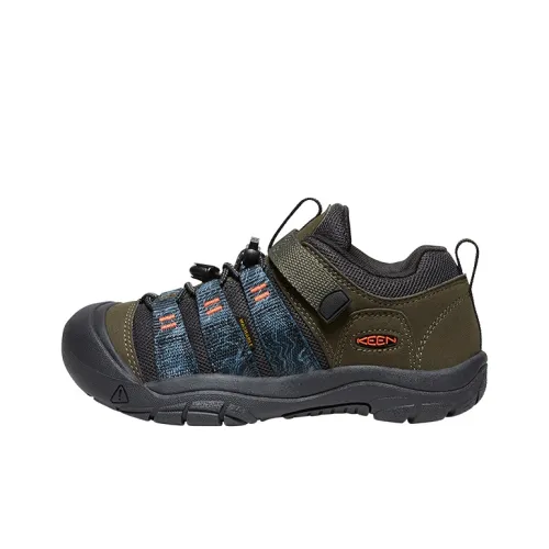 KEEN Newport H2 SHO противоскользящая амортизация поддержка низкий верх детская туристическая обувь темно-синий