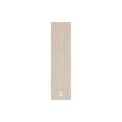 CELINE Кашемир Вязаные Шарфы Женские Молочно-белый