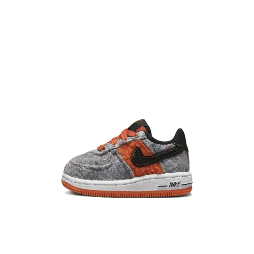 Nike Air Force 1 FORCE 1 LV8 Slip-resistant Abrasion-resistant Низкий топ Малыш Обувь Серый Малыш И Малыш