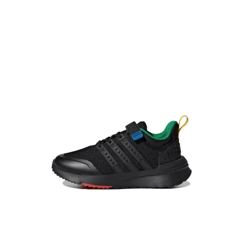 LEGO x Adidas Neo Racer TR21 Эластичный Дышащий Низкий Топ Детская Беговая Обувь Черная Детская