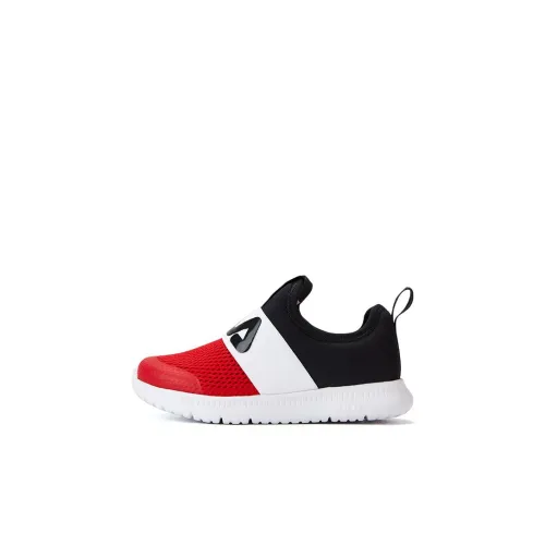 FILA KIDS Амортизация Rebound Дышащий Низкий Верх Малыш Обувь Красный Черный Белый Infant And Toddler