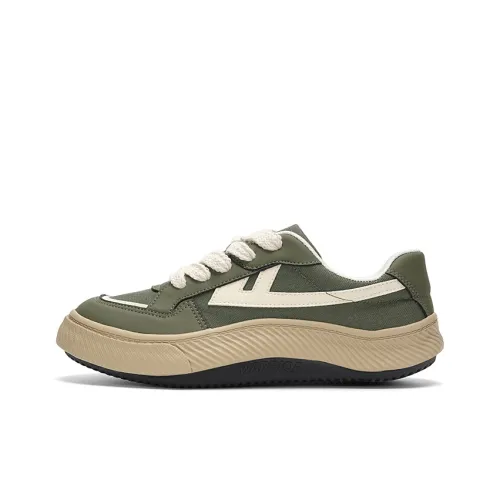 Warrior Casual Низкий Топ Армейский Зеленый/Бежевый Унисекс