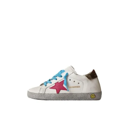 Golden Goose Супер Звезда Детские Скейтбординги Низкий Топ Белый Kids