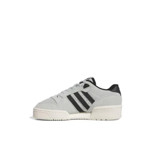 Adidas Originals x Adidas Rivalry Low Амортизация Износостойкий Низкий Топ Детские Скейтбординги Серебристо-черный Детский