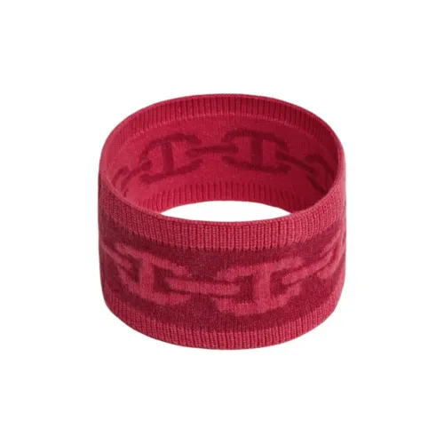 HERMES Кашемир Эластан Резинки для волос Женские Сливовый Ярко-розовый