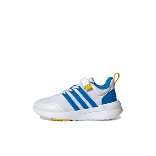 LEGO x ADIDAS NEO Racer TR21 Эластичный устойчивый к истиранию низкий топ детские беговые кроссовки белый и синий детский
